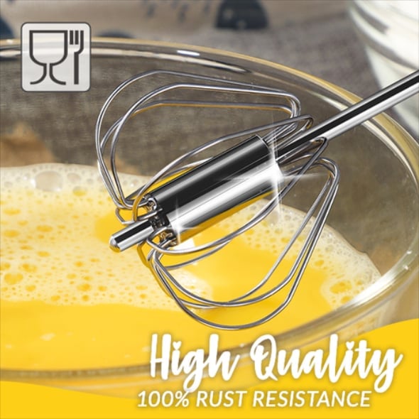 🔥Last Day Promotion-60%OFF - Stainless Steel Semi-Automatic Whisk