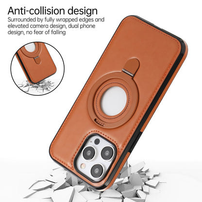 (🔥Last Day Promotion )🔥Full-Coverage Shockproof Leather Magnetic Stand iPhone Case for iPhone 16 15 14 13 12 Promax Pro Plus