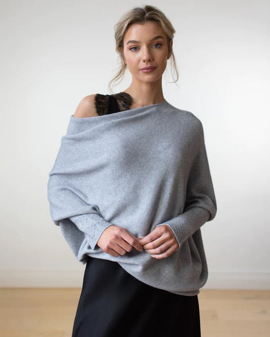 Asymmetric Draped Jumper (🌟 Cash on Delivery!)