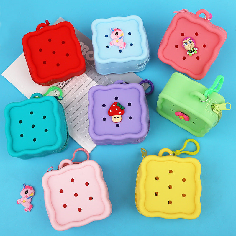 Hole candy color small wallet（Buy One Get One Free）