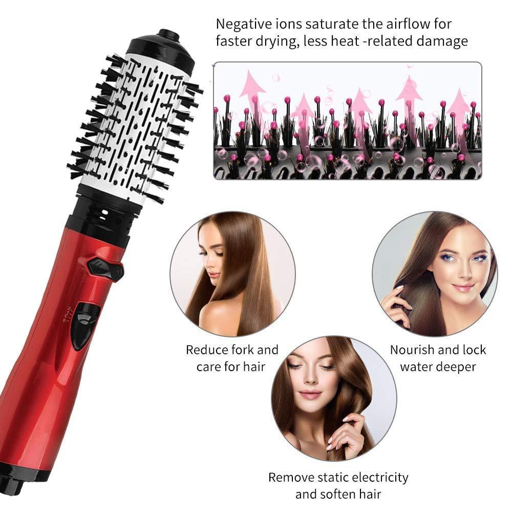 2-in-1 Hot Air Styler and Rotating Hair Dryer