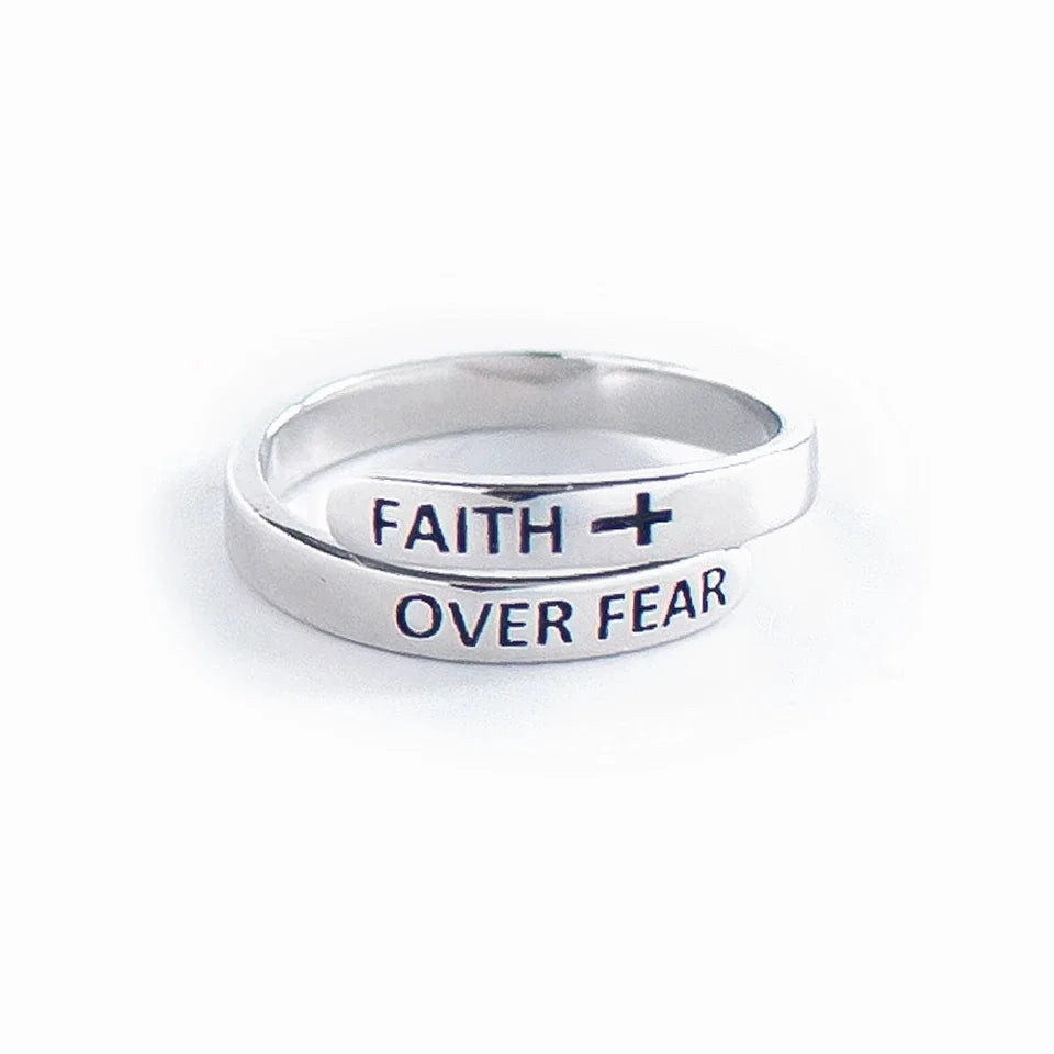 Faith Over Fear Ring