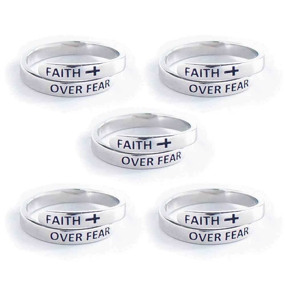 Faith Over Fear Ring