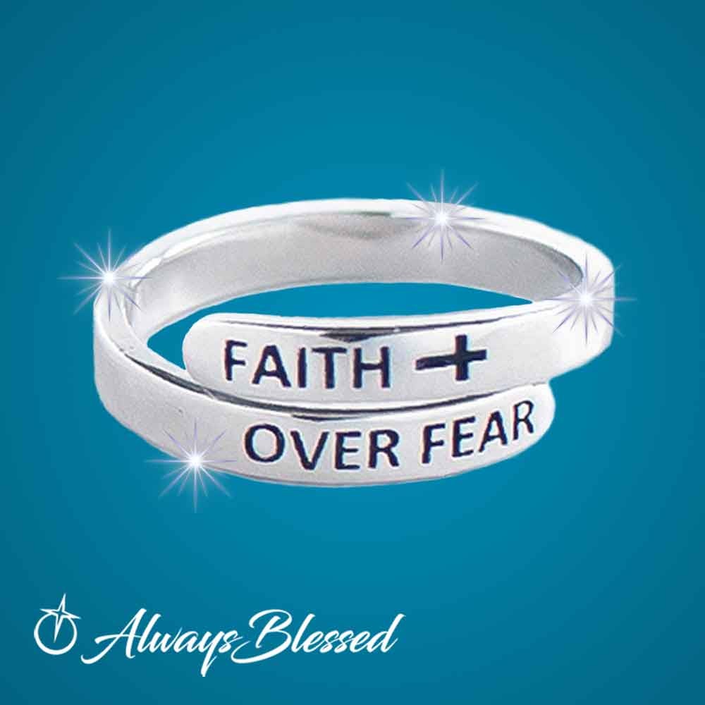 Faith Over Fear Ring