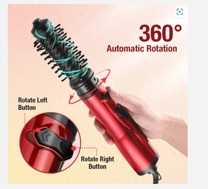 2-in-1 Hot Air Styler and Rotating Hair Dryer