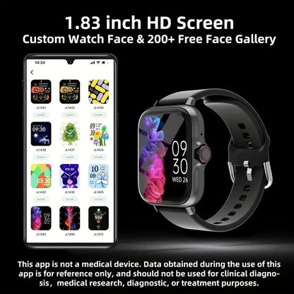 🔥All day Fitness Monitoring💯Bluetooth fashion smart watch⌚