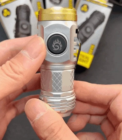 Three-eyed Monster Mini Flash Super Power Flashlight