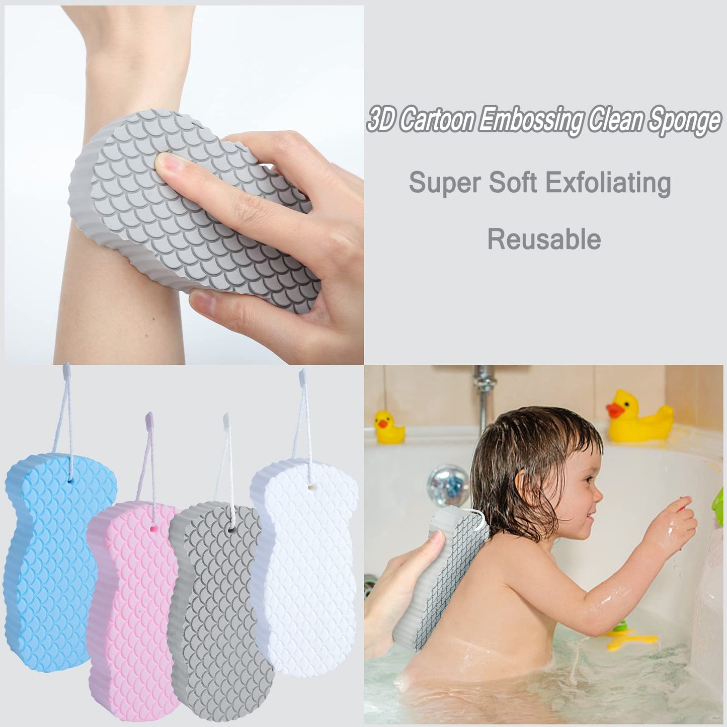 🔥Super Soft Exfoliating Bath Sponge🧽