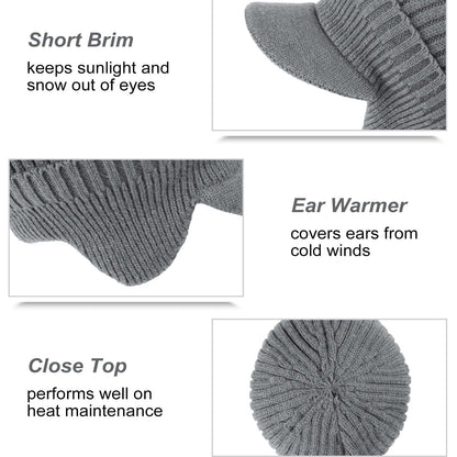 (🎁2024 New Year Hot Sale🎁)Elastic Warm Ear Protection Knitted Hat☃️