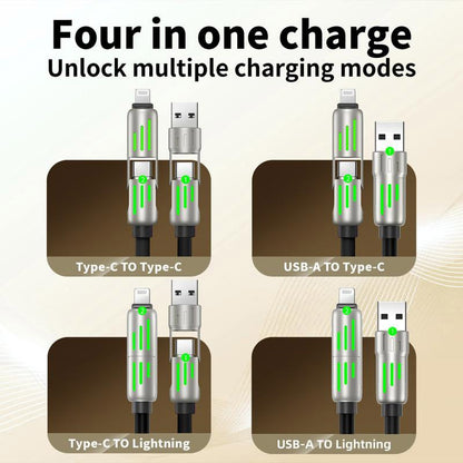 🔥Last Day Buy 3 Free 1 - 4-in-1 USB Charging Cable mFish fast charging 240w