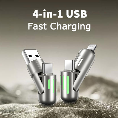 🔥Last Day Buy 3 Free 1 - 4-in-1 USB Charging Cable mFish fast charging 240w