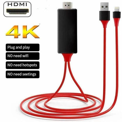 🔥🎁2024 New Year Hot Sale🎁 🔥 1080P No Lagging HDMI TV Cable 📺📺No network required for screen casting