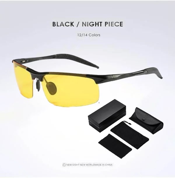 2024 Men's Photochromic Sunglasses with Anti-glare Polarized Lens