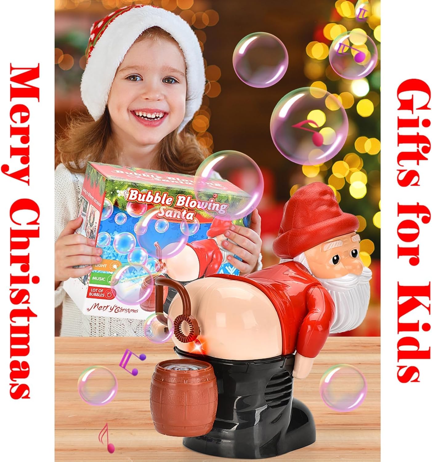 ✨Last Day Promotio🎁Funny Santa Claus bubble modeling of the fart fart