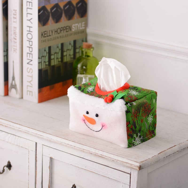 New Christmas Decorative Tissue Case