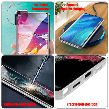 Magnetic Tempered Glass Double Sided Phone Case