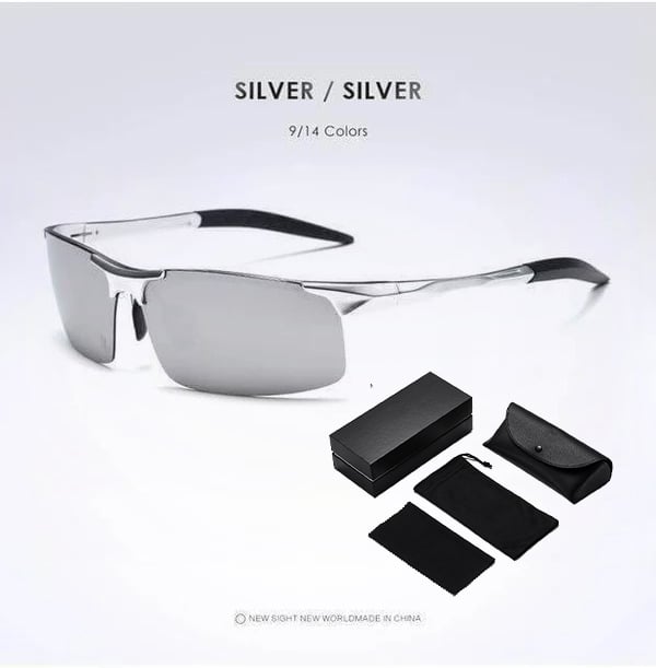 2024 Men's Photochromic Sunglasses with Anti-glare Polarized Lens