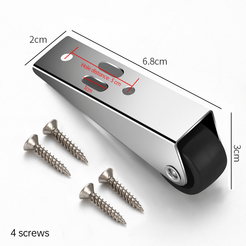 🔥Last Day 70% OFF🔥-Door long Bracket Swivelling Wheels