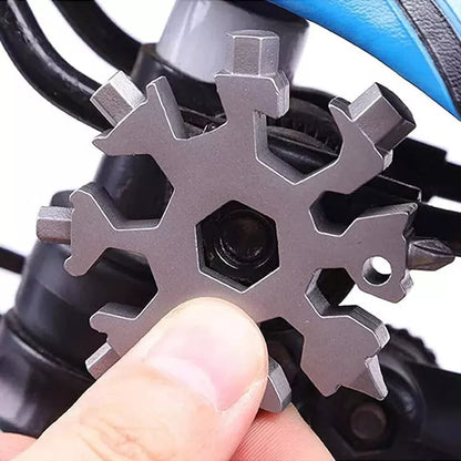 🔥 Snowflake Wrench Alloy Steel Hexagonal Universal 18-in-1